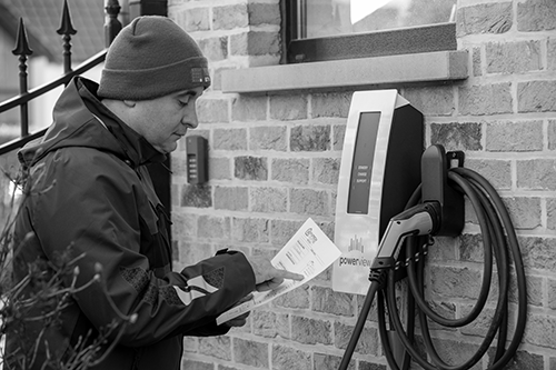 Protection mécanique obligatoire pour les bornes de charge